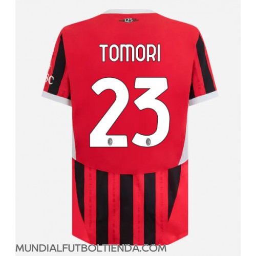 Camiseta AC Milan Fikayo Tomori #23 Primera Equipación Replica 2024-25 mangas cortas